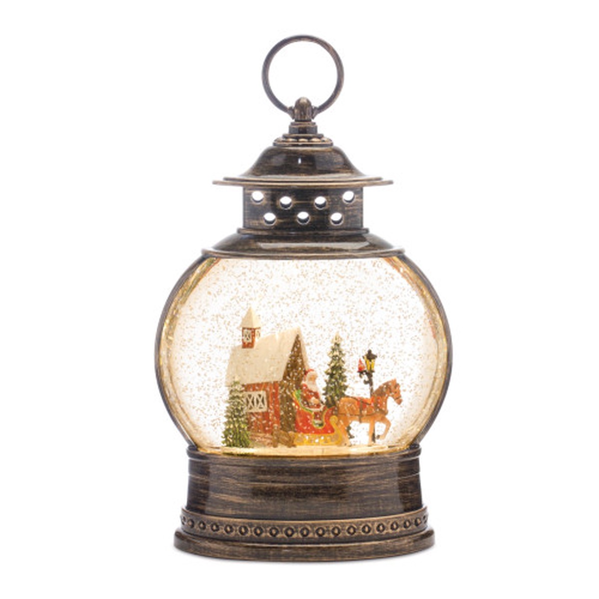 11.5″ Santa’s Sleigh LED Lighted Christmas Snow Globe