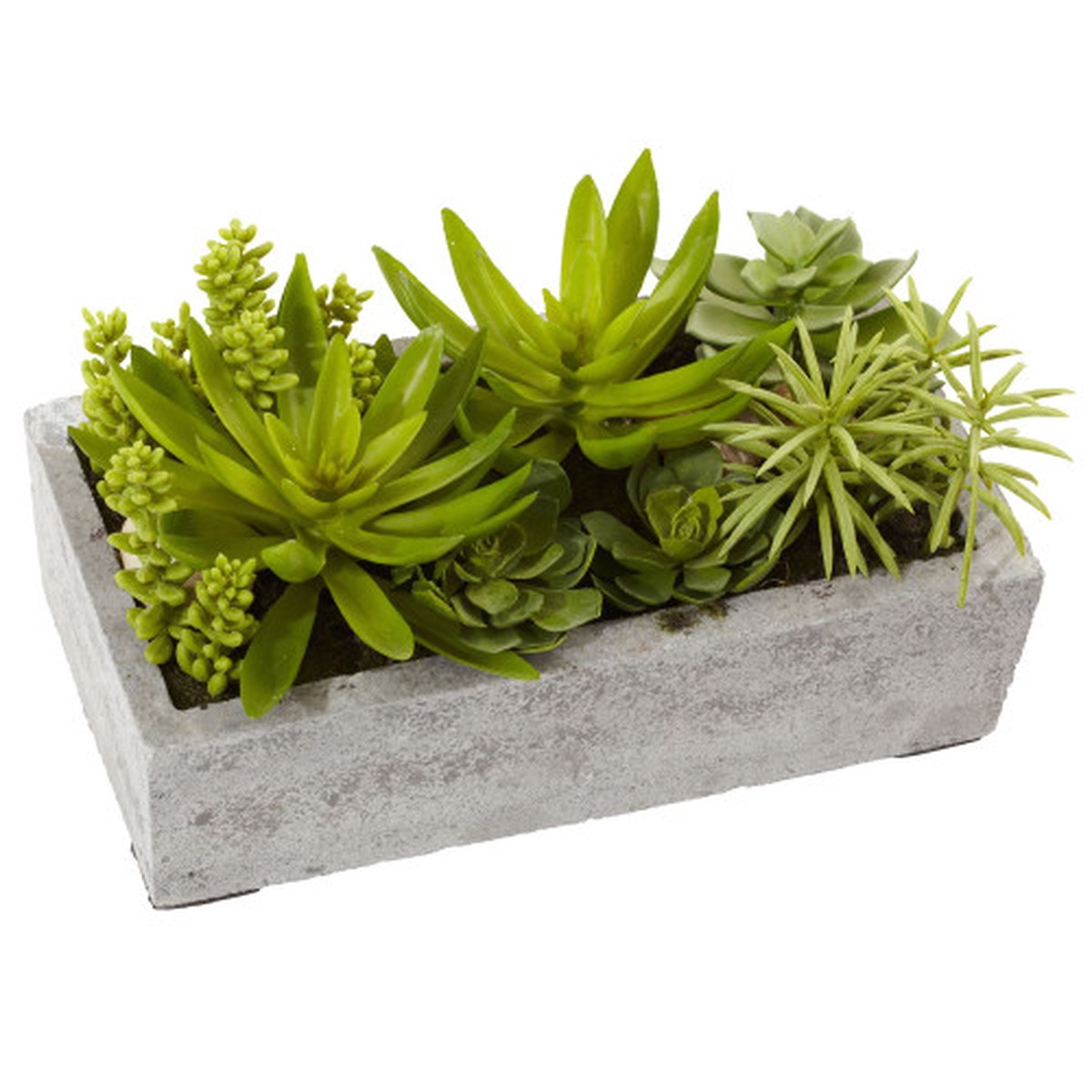 12.75″ Succulent Artificial Garden in Decorative Planter