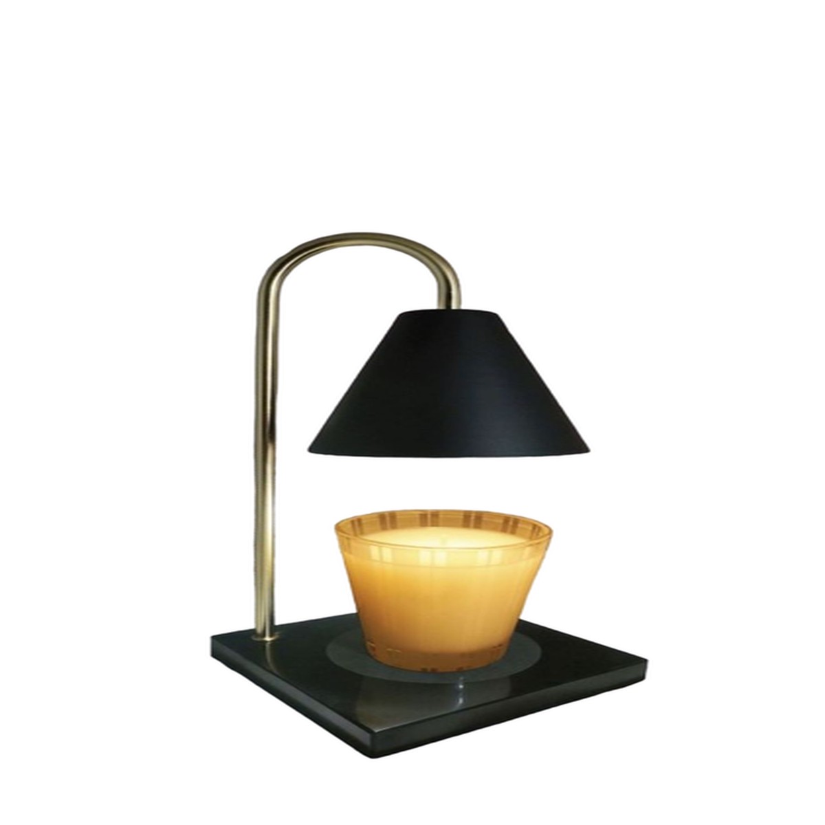 13″ Black Festive Candle Warmer with Dimmer and Timer