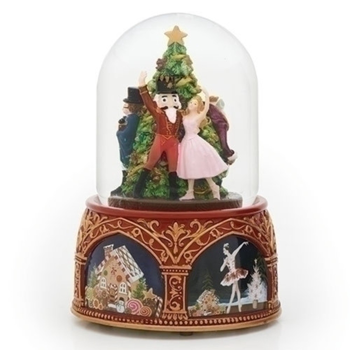 7.75″ Nutcracker Christmas Musical Snow Globe