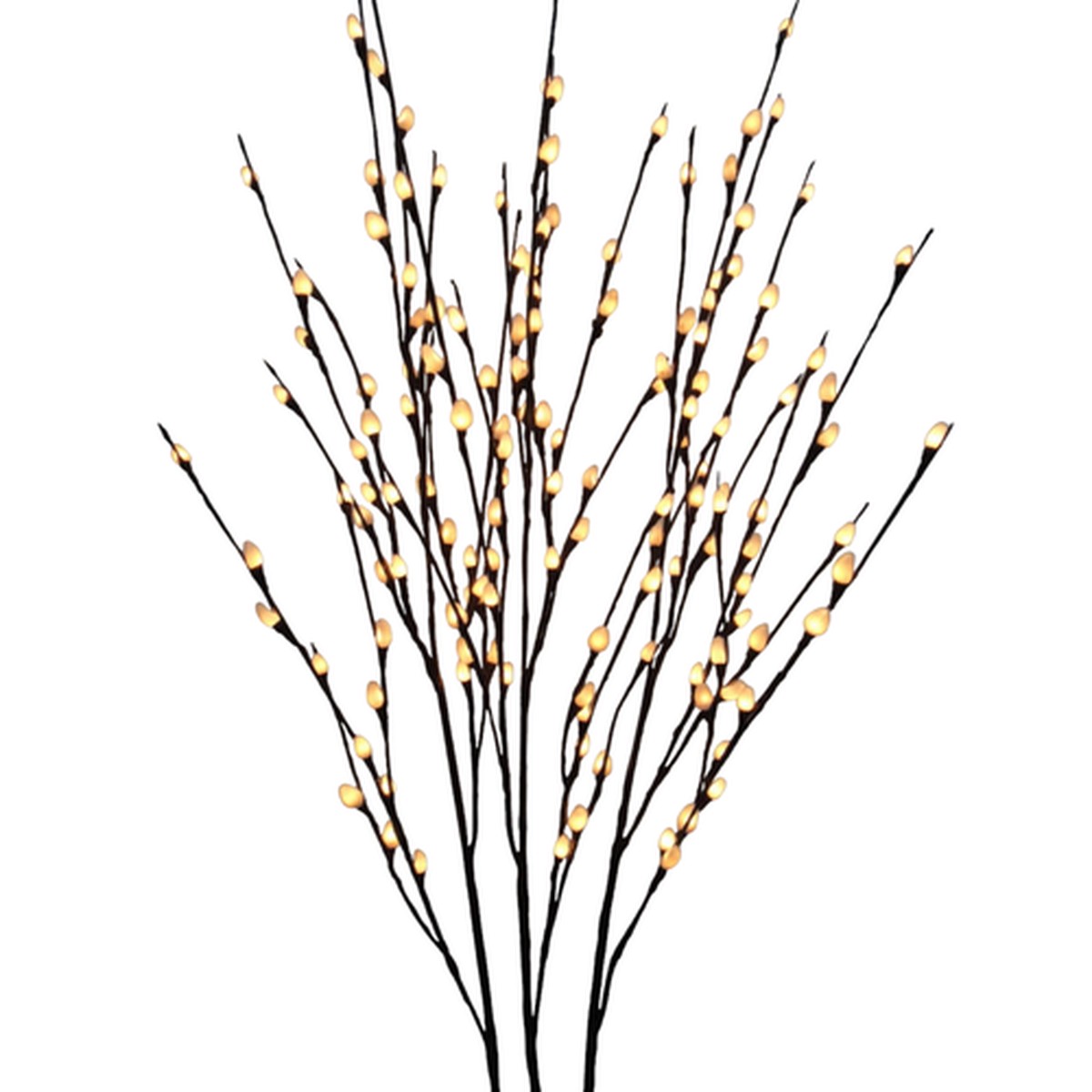 Pre-Lit Pussy Willow Outdoor Artificial Tree – 50″- Warm Clear Lights