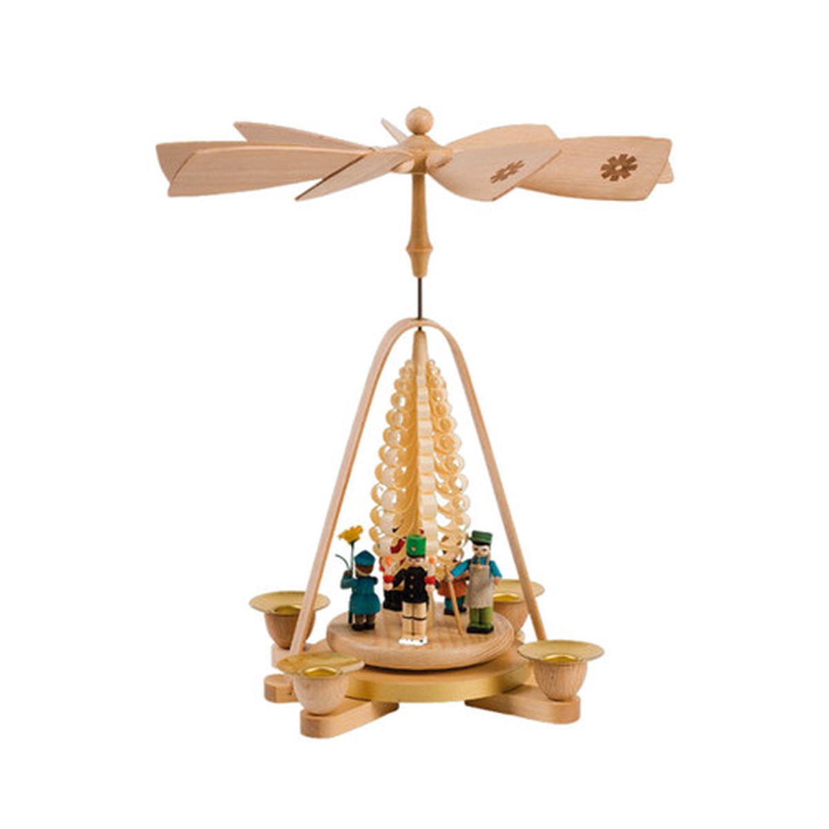 11″ Richard Glaesser German Life Pyramid Candle Holder