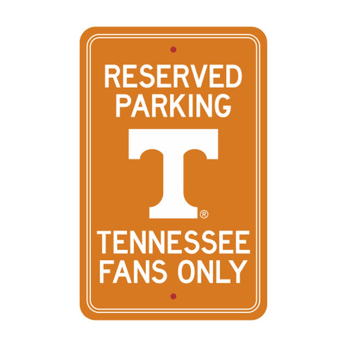 18″ NCAA Tennessee Volunteers ‘Reserved Parking’ Wall Sign
