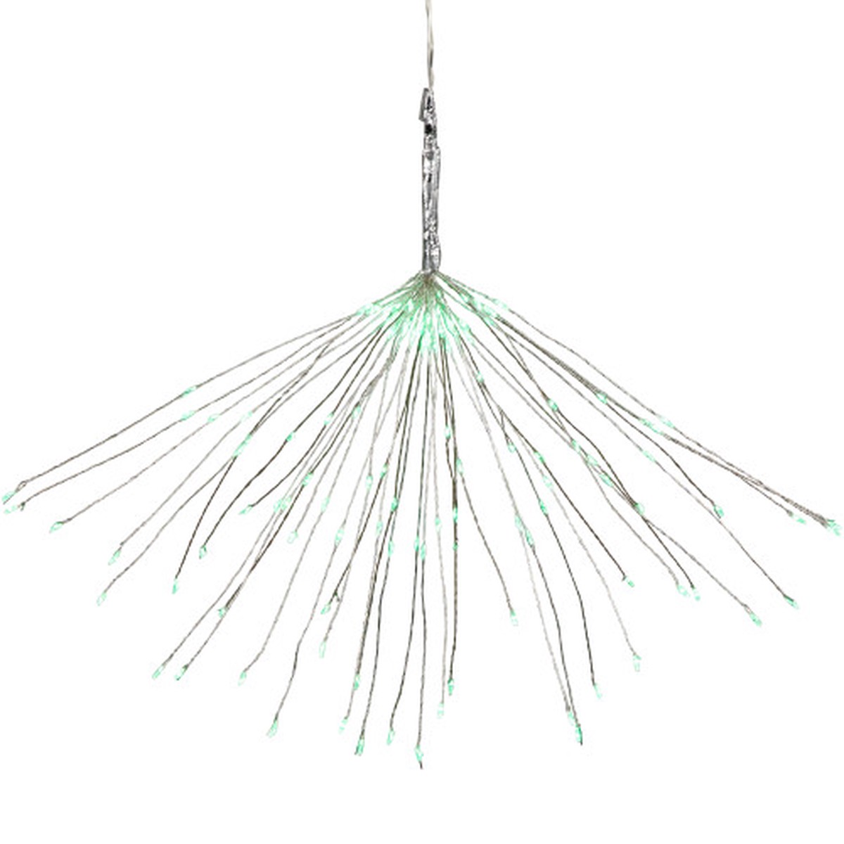20″ LED Lighted Firework Branch Christmas Decoration – Micro Fairy Green Lights