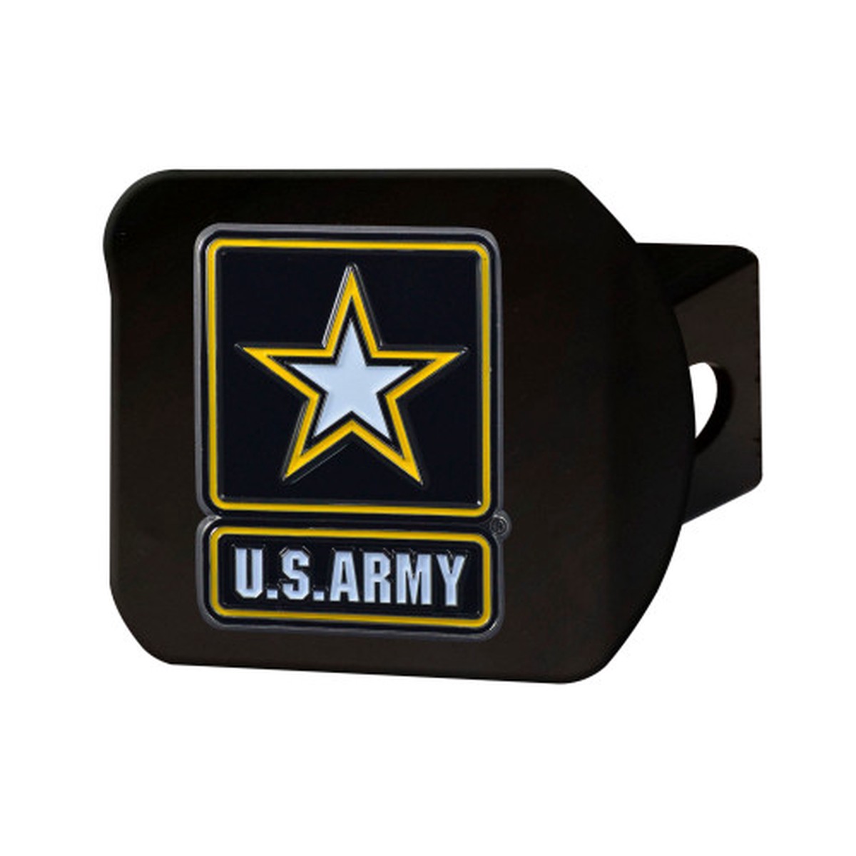 U.S. Army Color Class III Hitch – Black Hitch Cover Auto Accessory