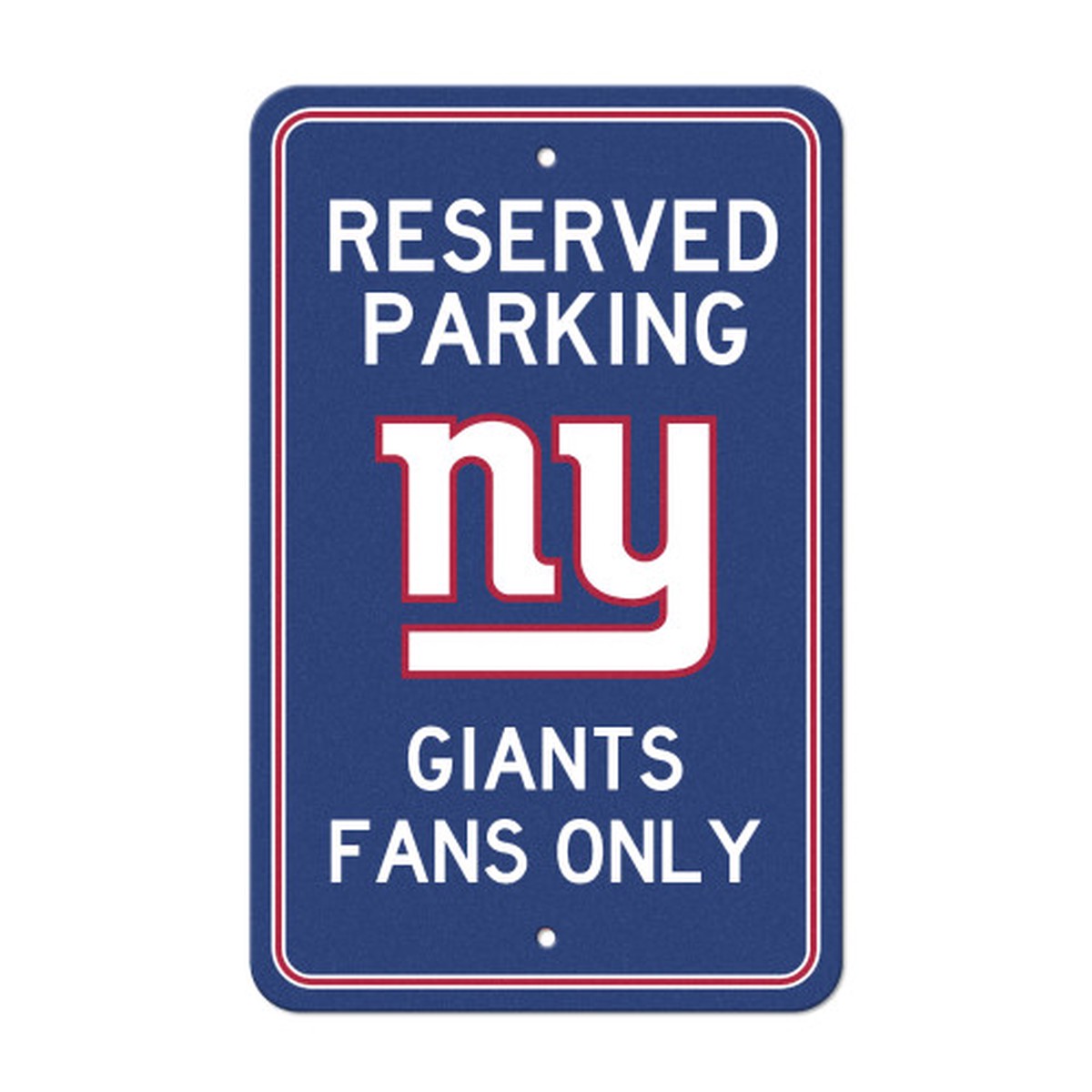 18″ NFL New York Giants ‘Reserved Parking’ Wall Sign