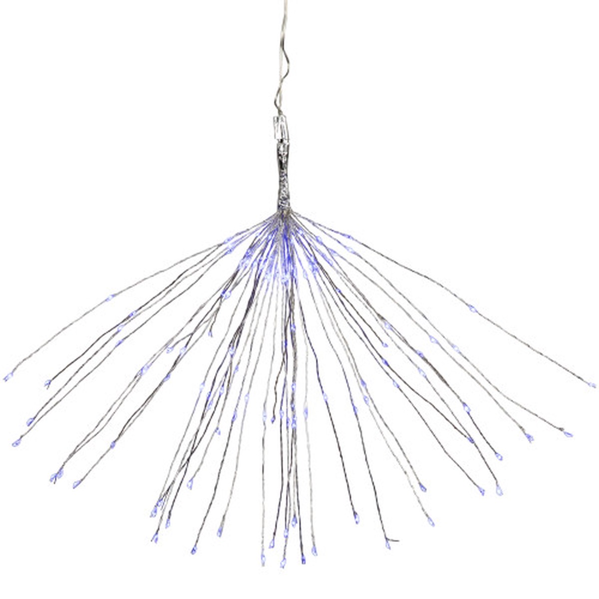 20″ LED Lighted Firework Branch Christmas Decoration – Micro Fairy Blue Lights