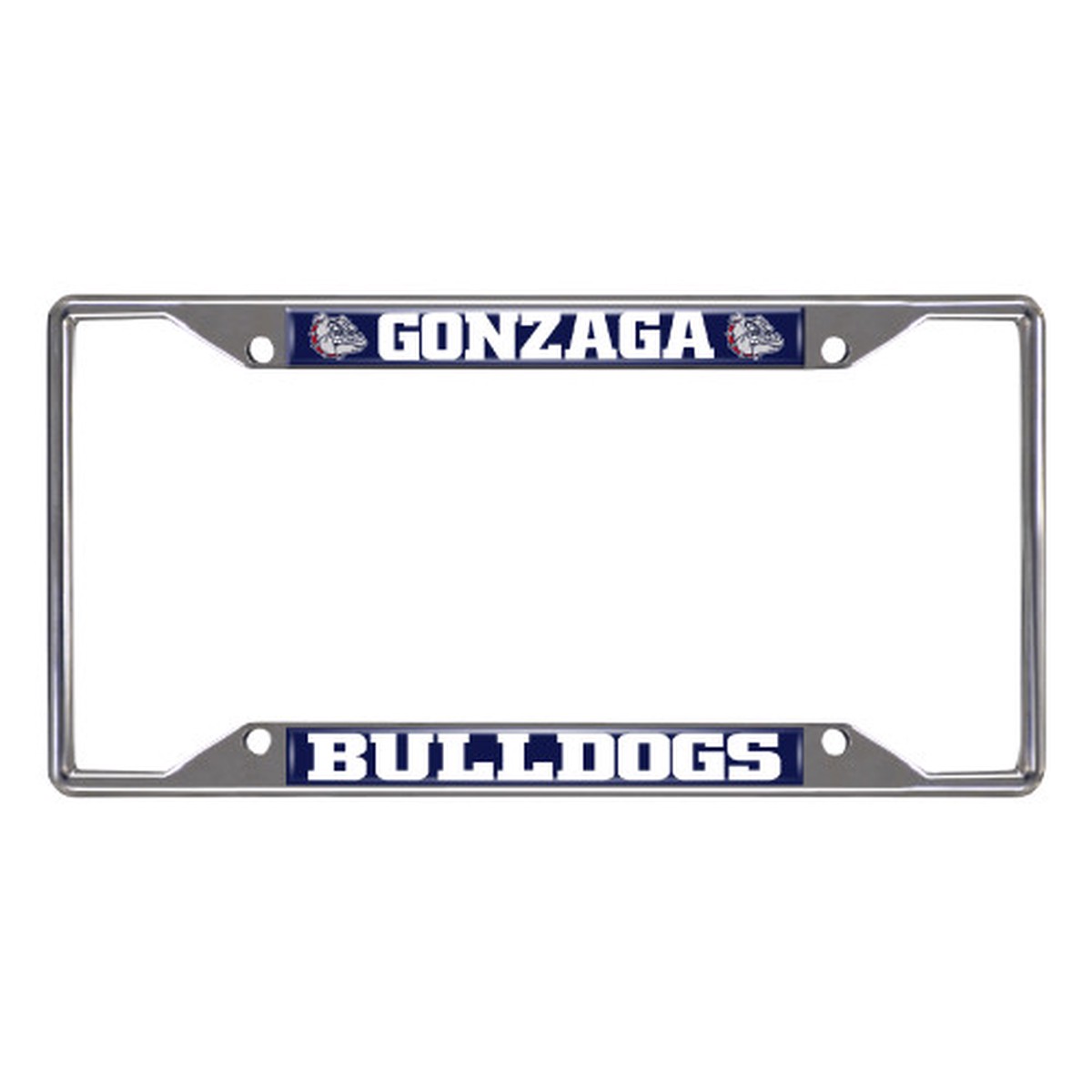 12.25 NCAA Gonzaga Bulldogs University Automotive Metal License Plate Frame
