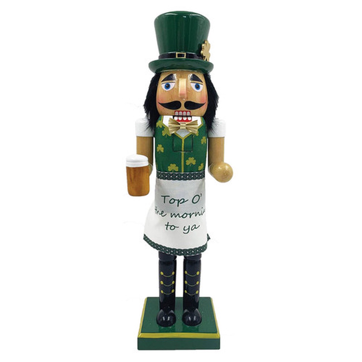 17″ St. Patrick’s Day “Top O’ the Morning to Ya” Nutcracker