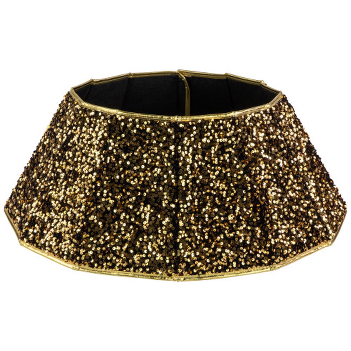 26″ Gold Sequins Hexagonal Christmas Tree Collar