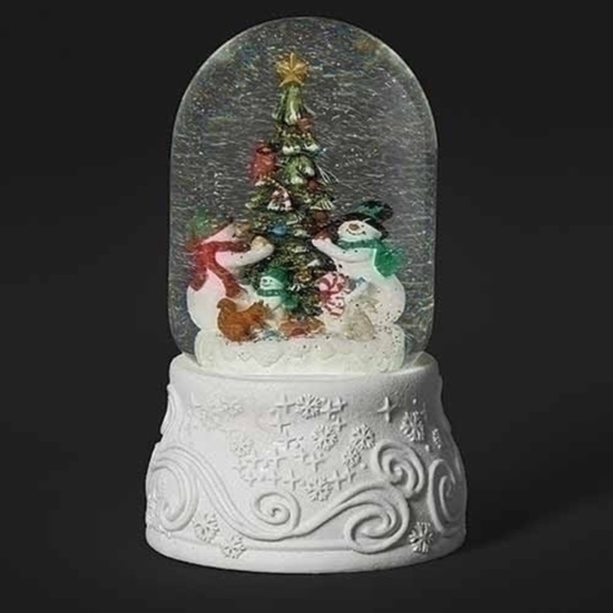 7.75″ LED Lighted Snowmen Musical Christmas Snow Globe