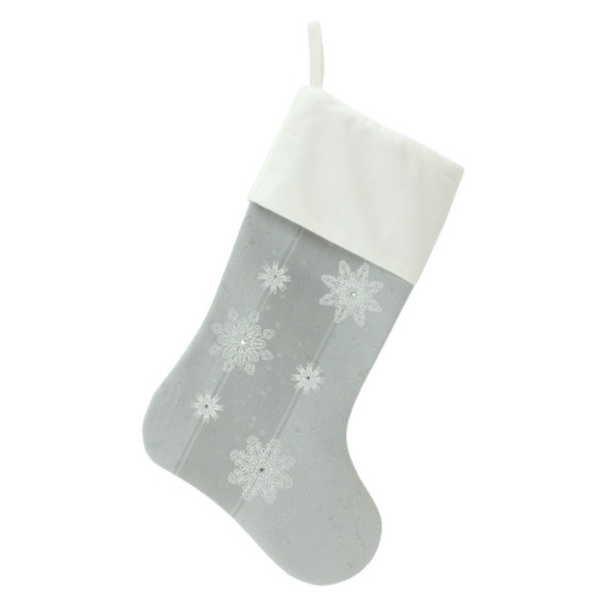 Snowflake Christmas Stockings - 18.25" - Set of 3