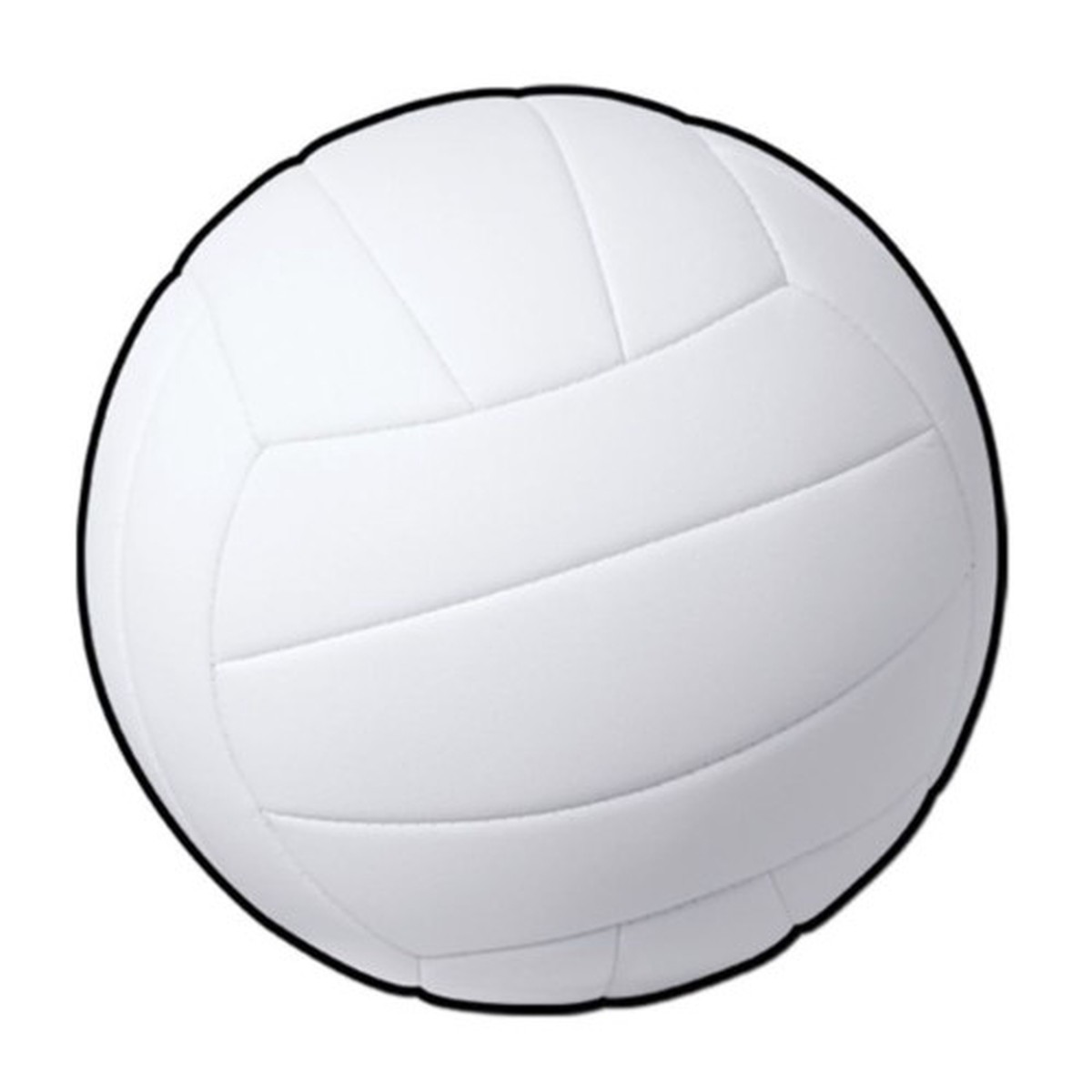 Volleyball Cutouts Party Decoration – 13.5″ – White and Black – Pack of 24