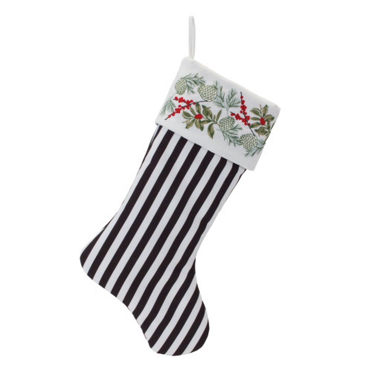 Pack of 3 Striped Christmas Stockings 19"