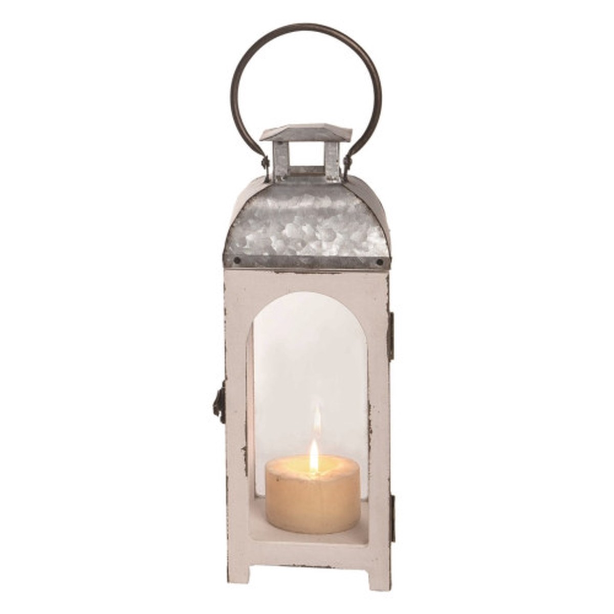 13.25″ Classic Wooden Lantern Candle Holder