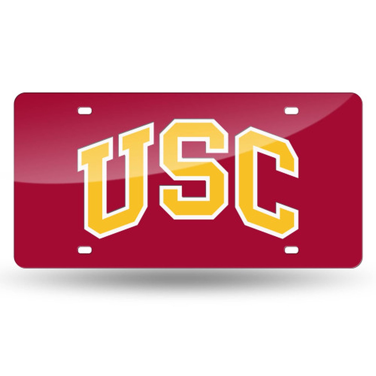 12″ Red and Yellow College Southern California Trojans Tag