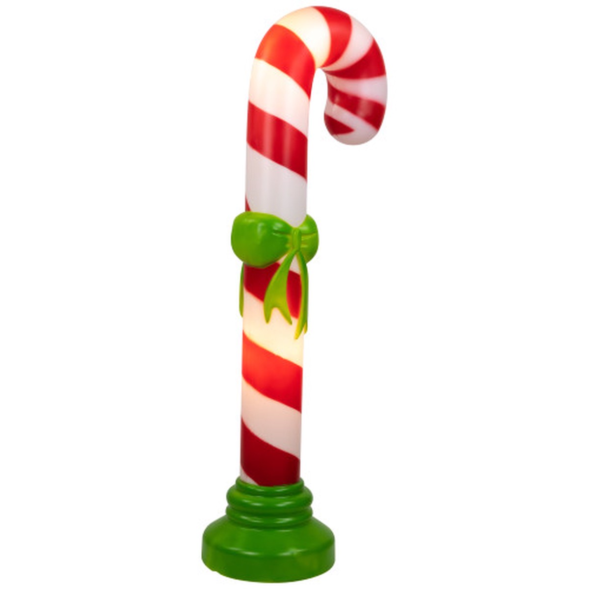 42″ Lighted Blow Mold Candy Cane Outdoor Christmas Decoration
