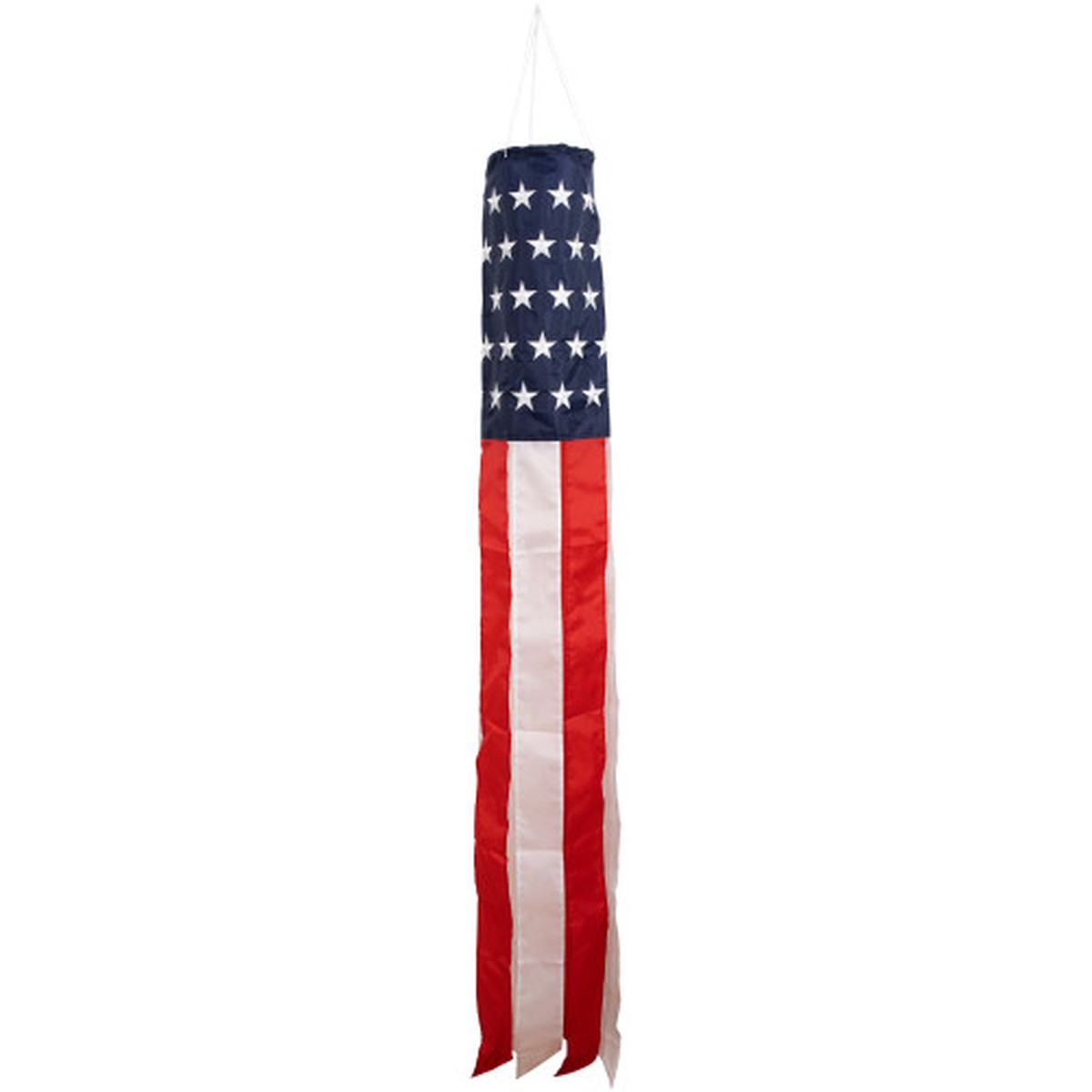 60″ Stars and Stripes American Flag Outdoor 4th of July Windsock Decoration