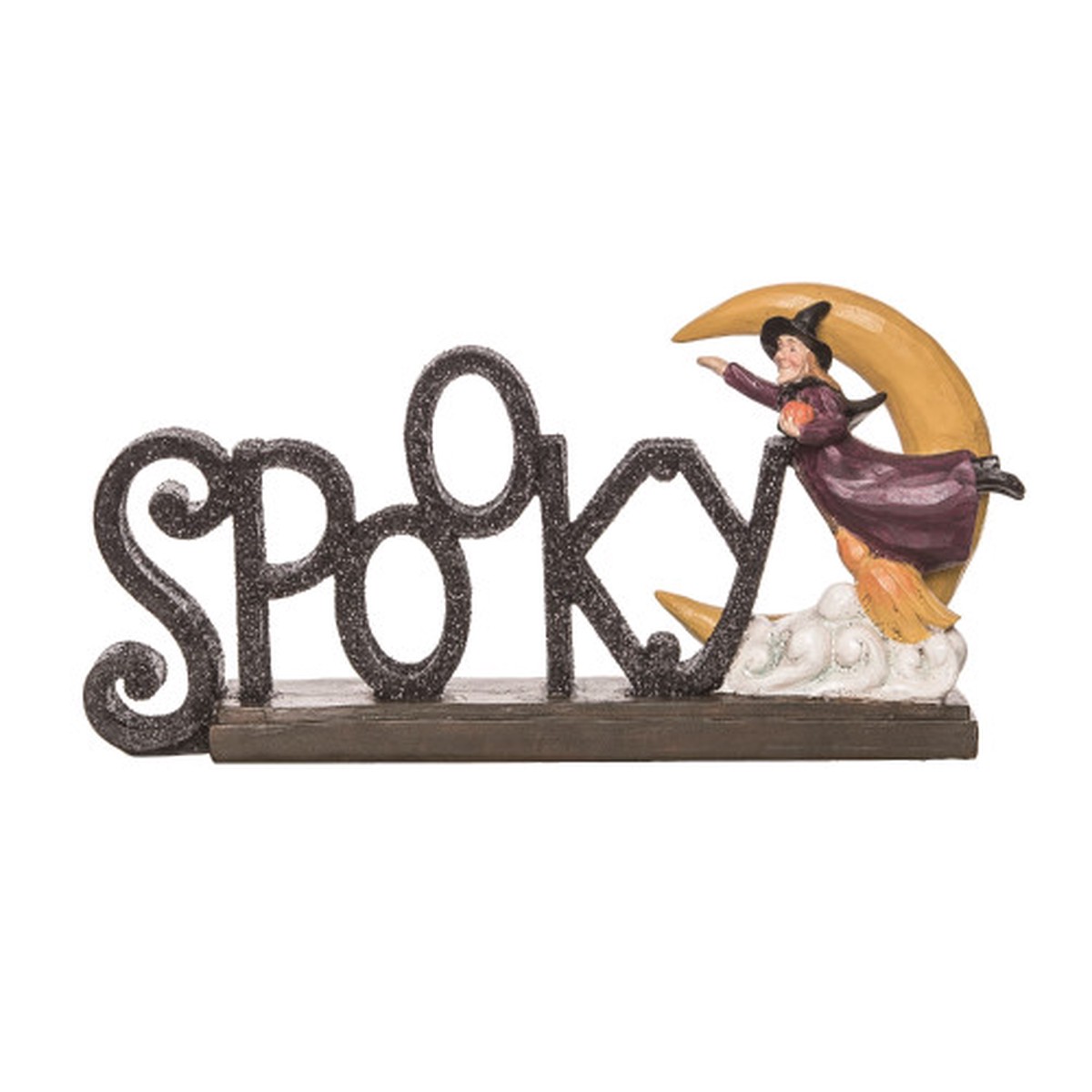 10.5″ Witch “Spooky” Tabletop Decoration