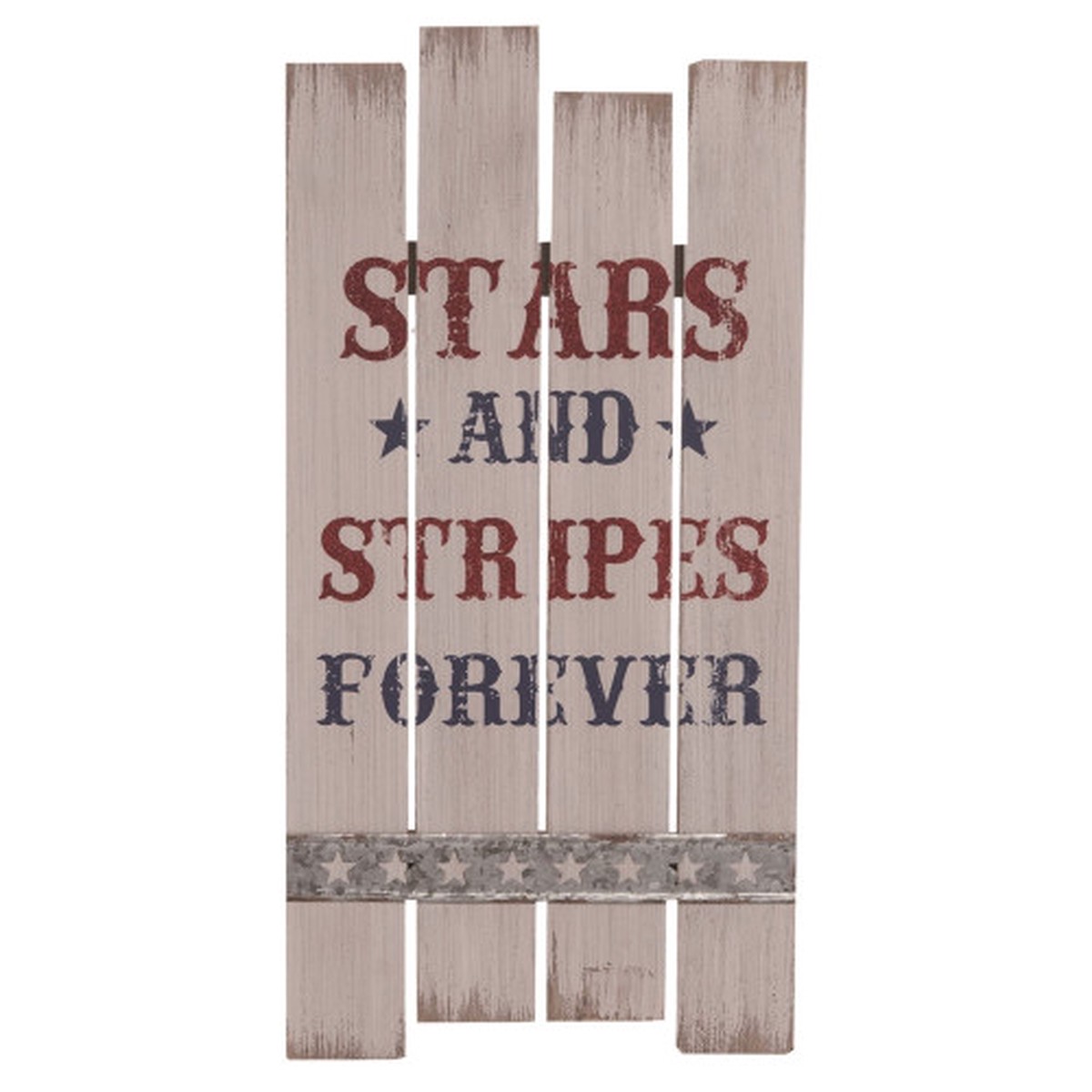19″ American Slat Corrugated 4th of July Wall Sign