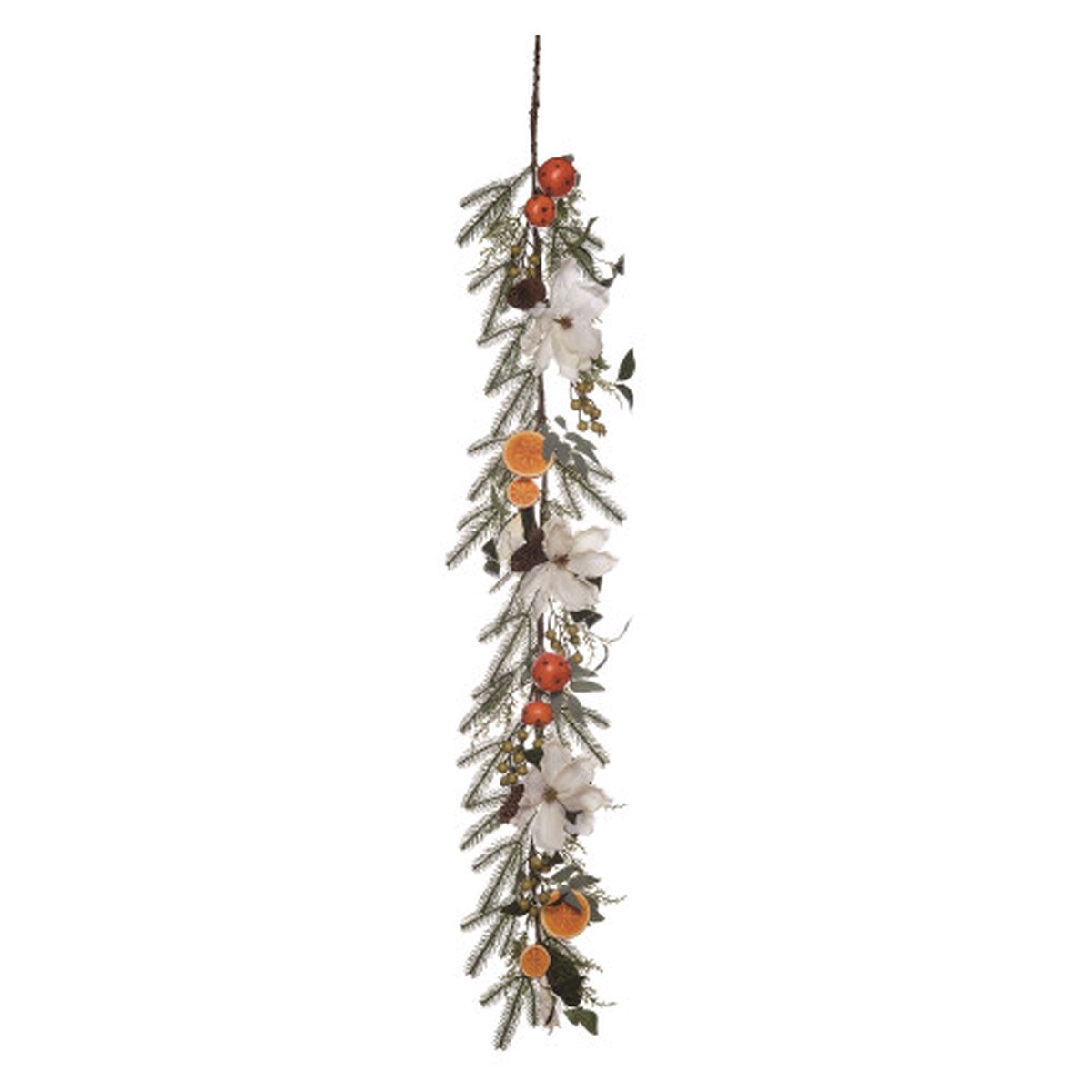 5' x 4" Multicolor Citrus Artificial Christmas Garland, Unlit