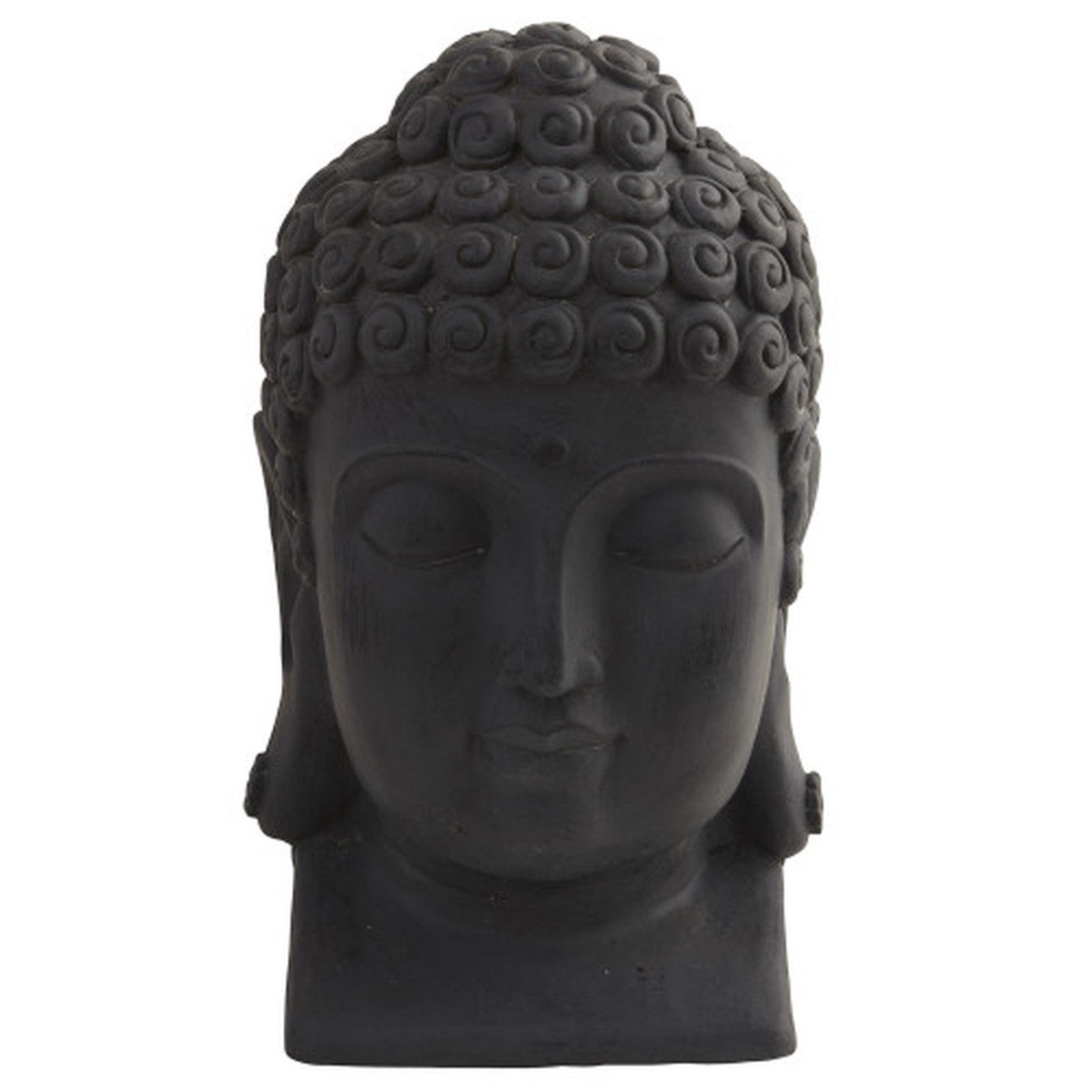 15.5″ Buddha Head Decorative Outdoor Statue