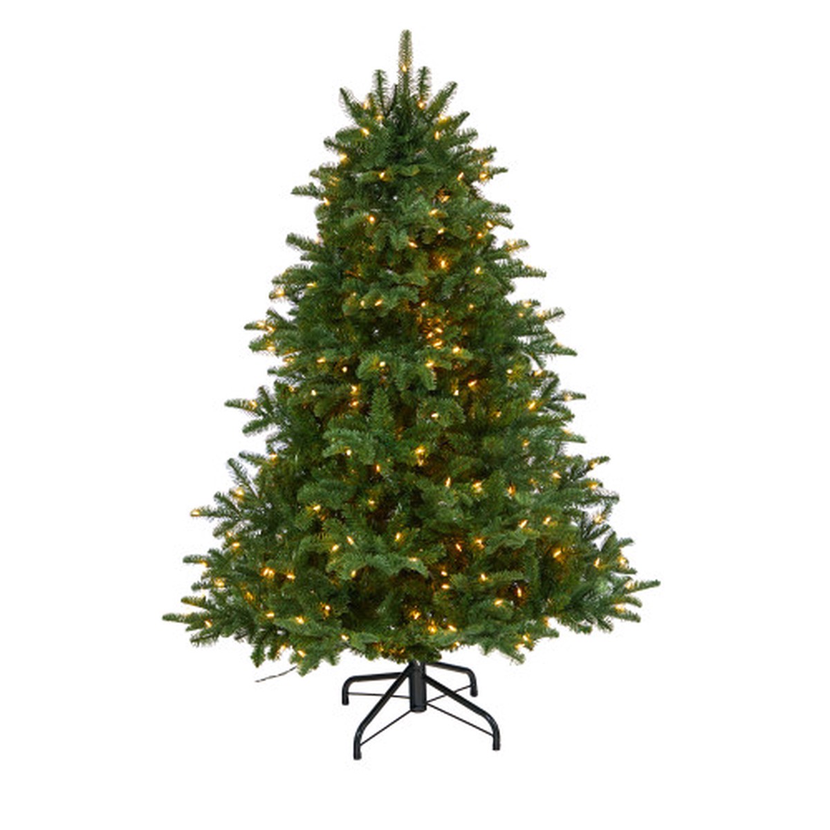 5′ Pre-Lit South Carolina Spruce Artificial Christmas Tree, Clear LED Lights