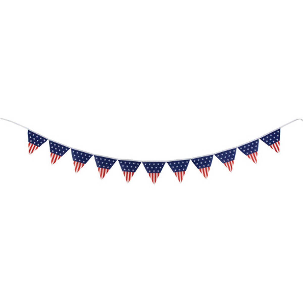 9.75′ USA Flag Americana Stars and Stripes Hanging Wall Pennant 4th of July Banner