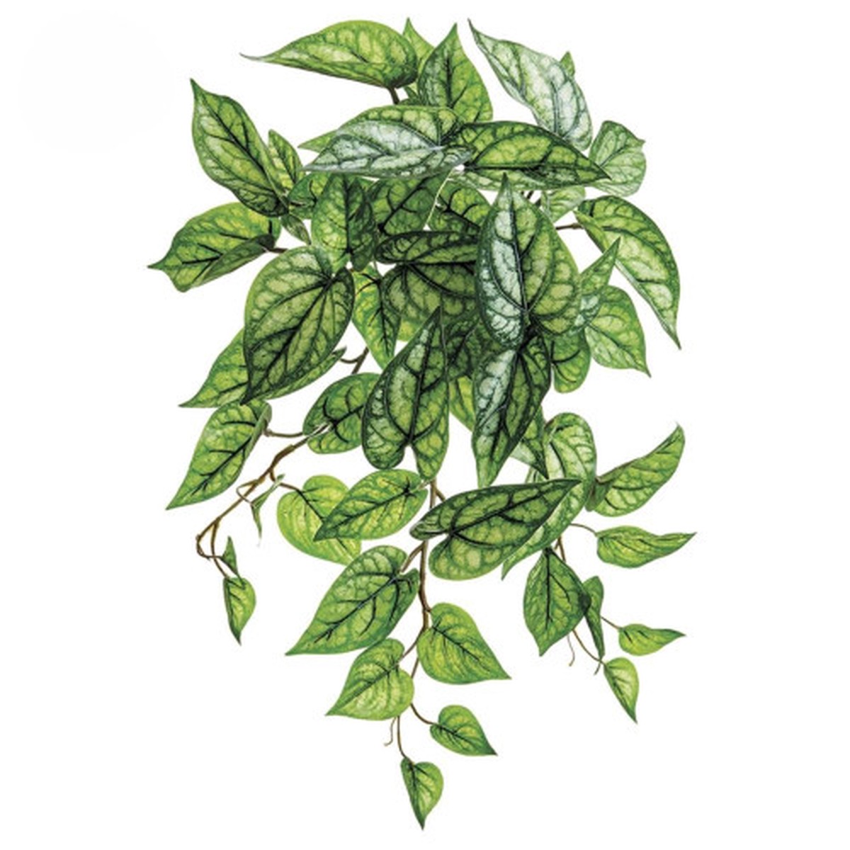18″ Set of 12 Outdoor UV Protected Artificial Clover Leaf Bush Sprays – Green