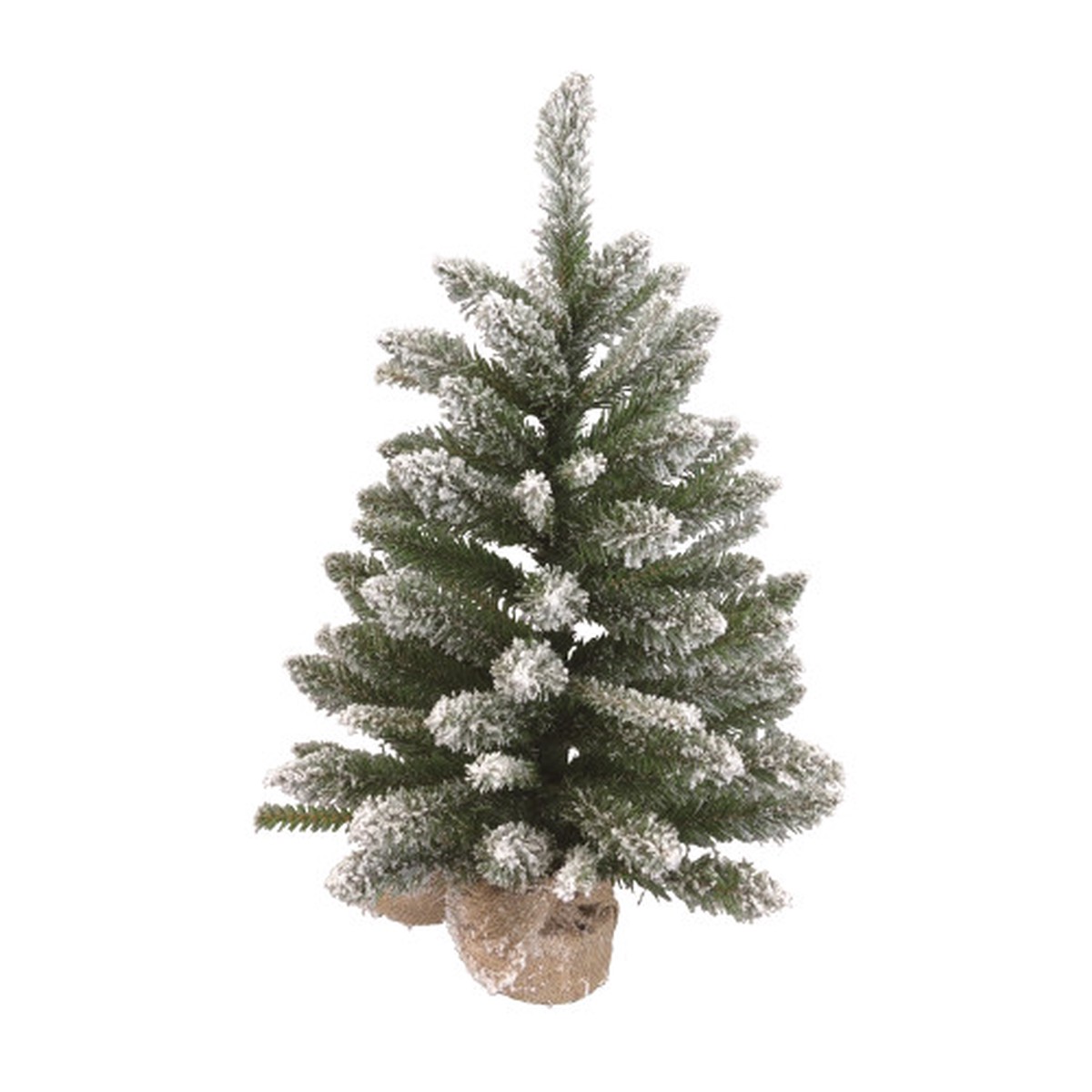 2′ Potted Frosted Noble Fir Artificial Christmas Tree, Unlit