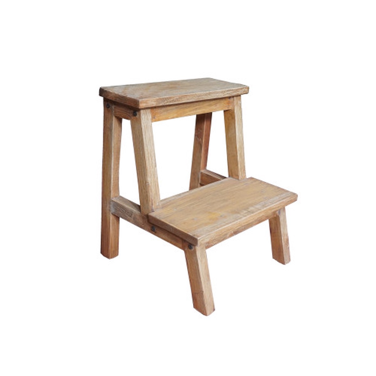 Wooden Step Ladder Planter – 19.5″ – Brown