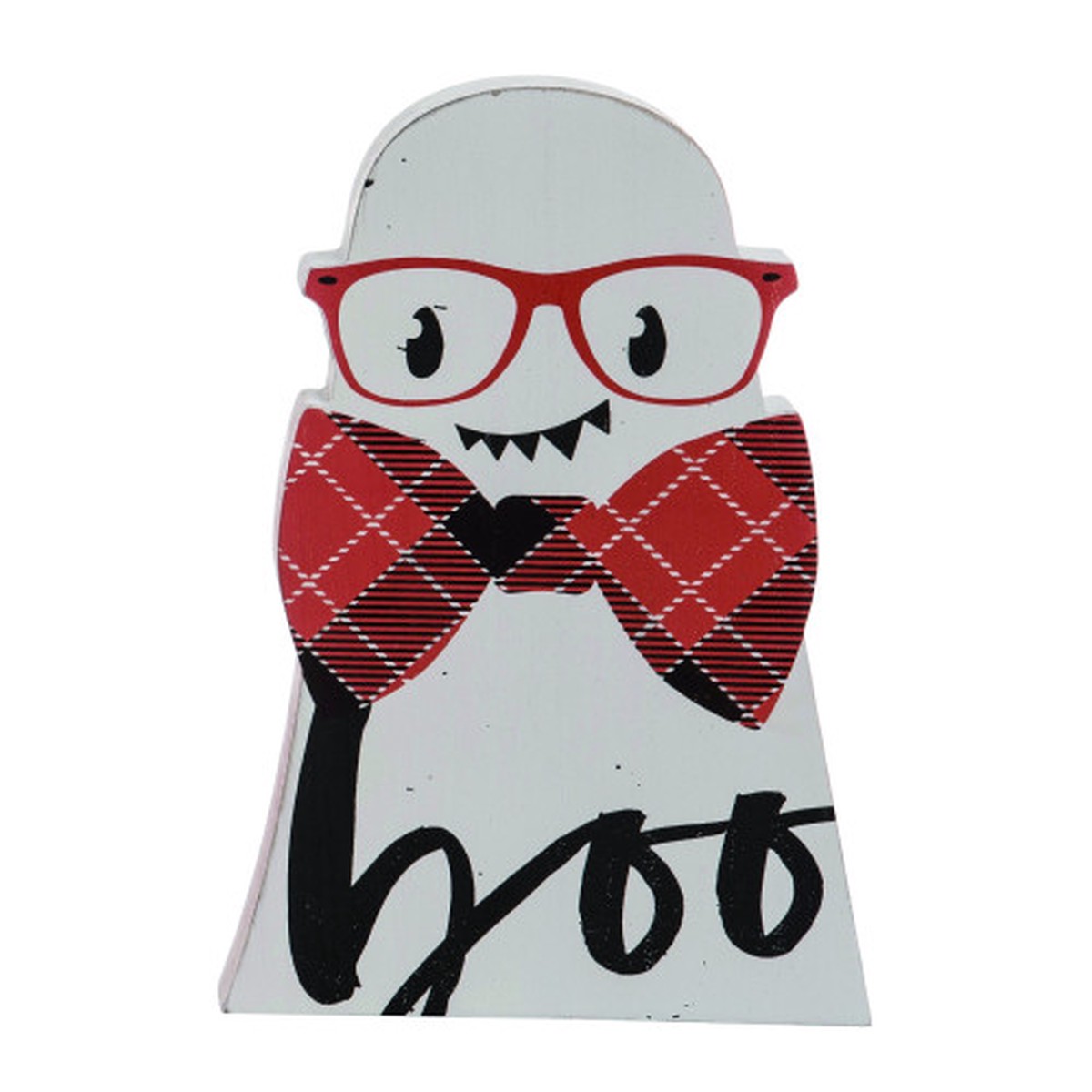 12″ White and Red Die Cut Character Halloween Decor