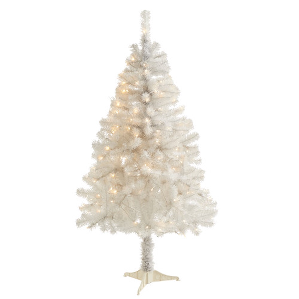 5′ Pre-Lit Artificial Christmas Tree, Clear LED Lights
