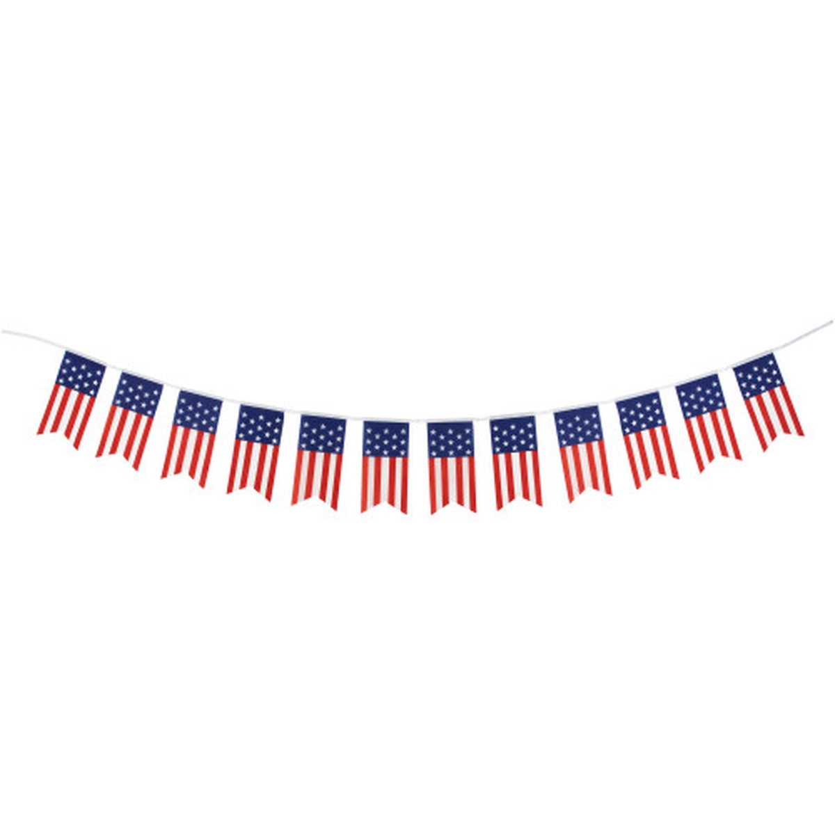 9.75′ USA Flag Americana Stars and Stripes Hanging Wall Swallowtail 4th of July Banner
