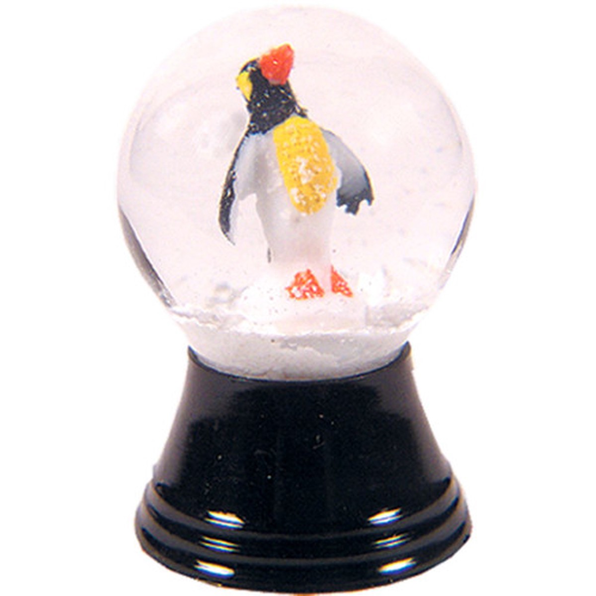 1.5″ Black and White Perzy Snow Globe Mini Penguin Decoration