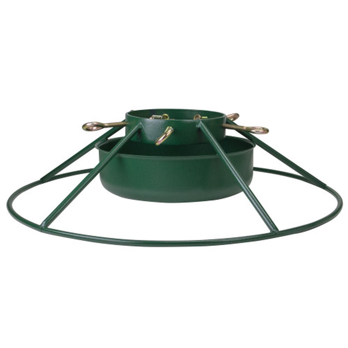 25" Green Christmas Tree Stand for Real Live Trees Up to 12' Tall