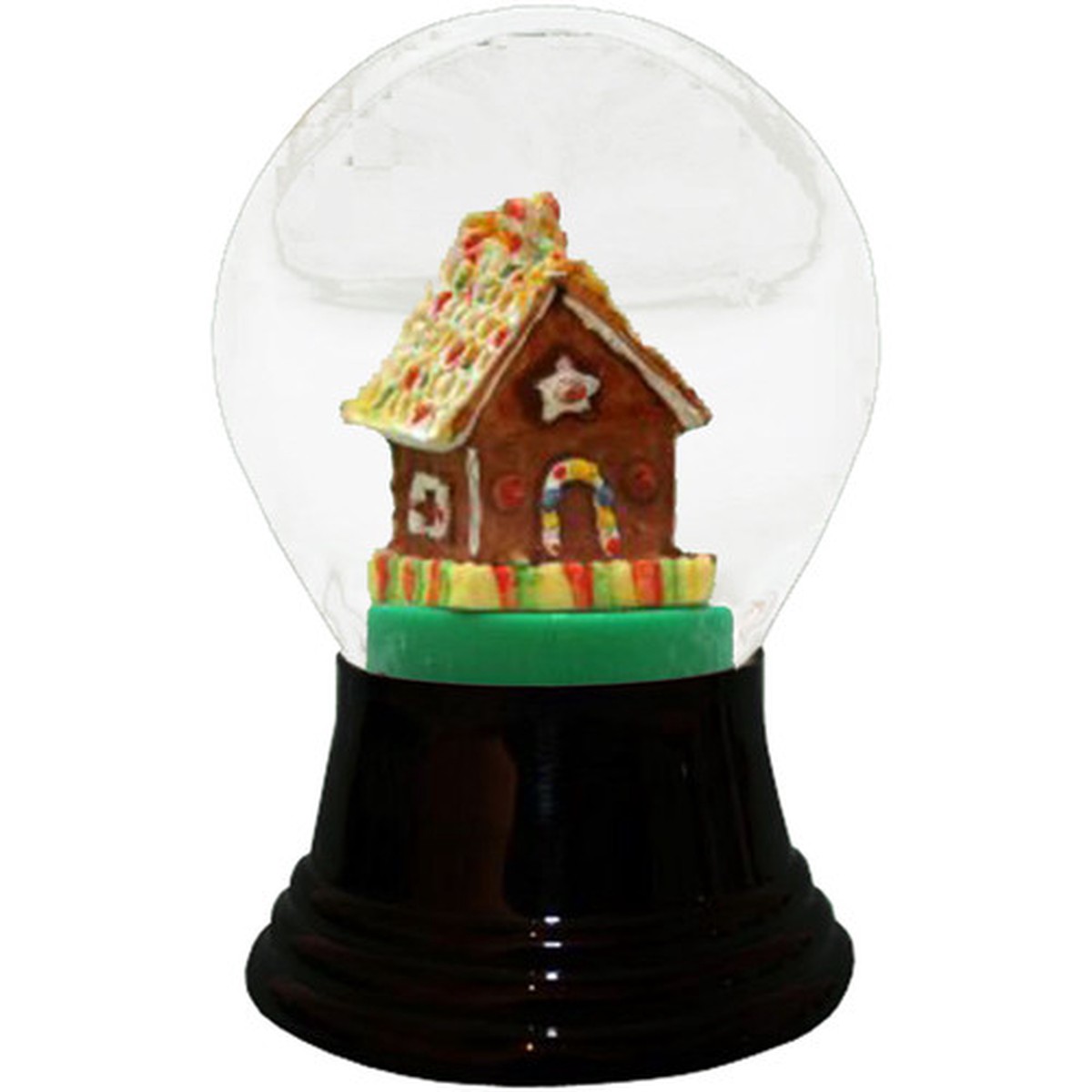 5″ Perzy Snow Globe Medium Gingerbread House Christmas Decoration