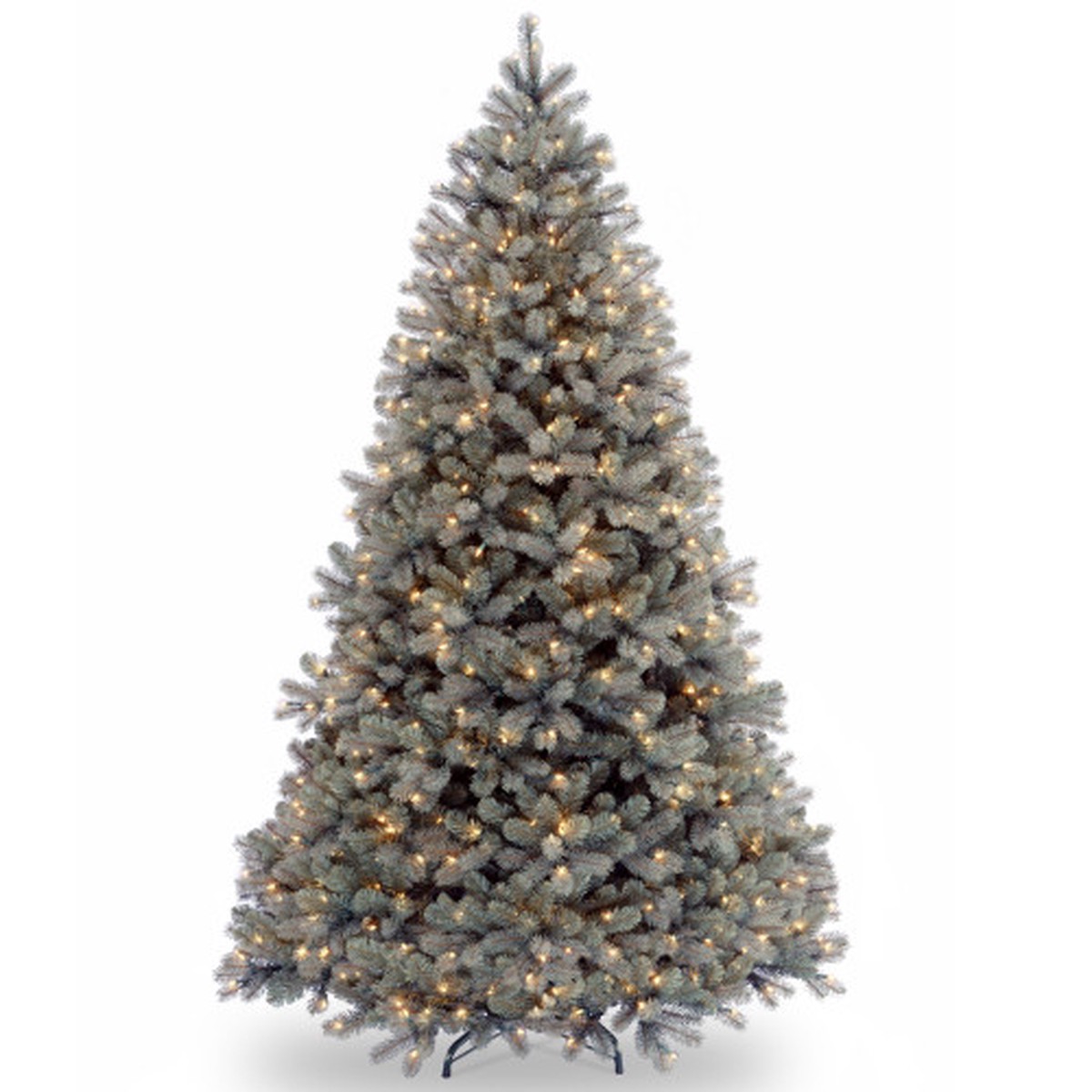 7.5 Pre-Lit Downswept Douglas Blue Fir Artificial Christmas Tree Clear Lights