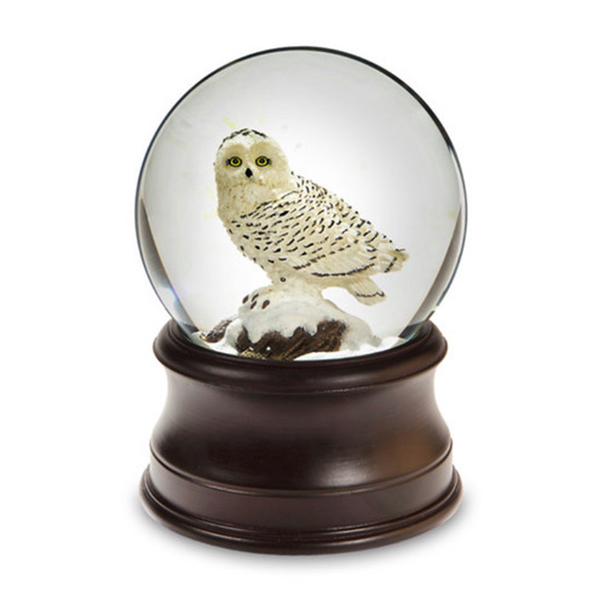 5.5 Musical Let It Snow Woodland Snow Owl Christmas Water Globe Glittering Snow Dome