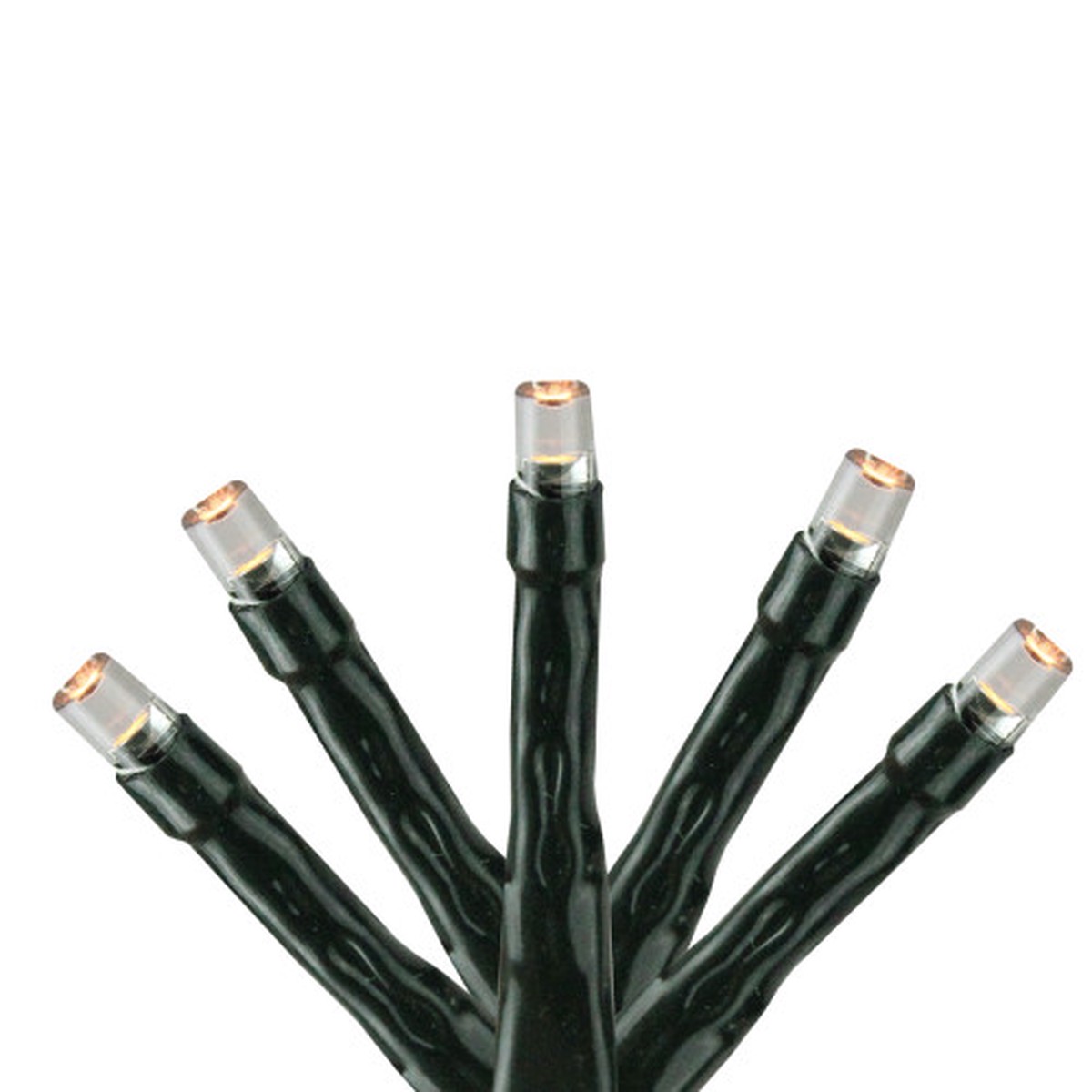 LED 8-Function Twinkle Christmas Lights – Warm White – 3.5″ Spacing – Green Wire – 283ct
