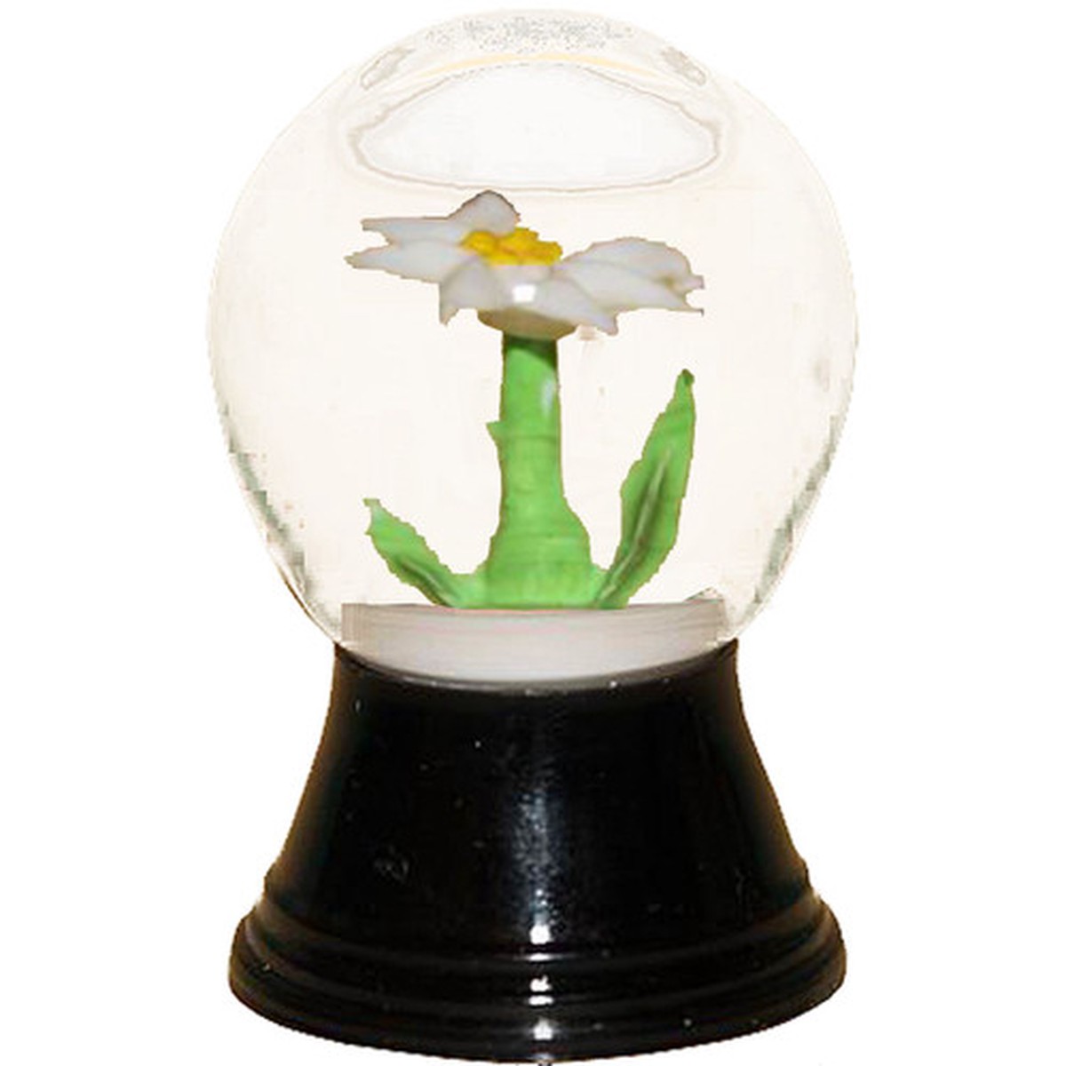 1.5″ Black and Green Perzy Edelweiss Mini Snow Globe