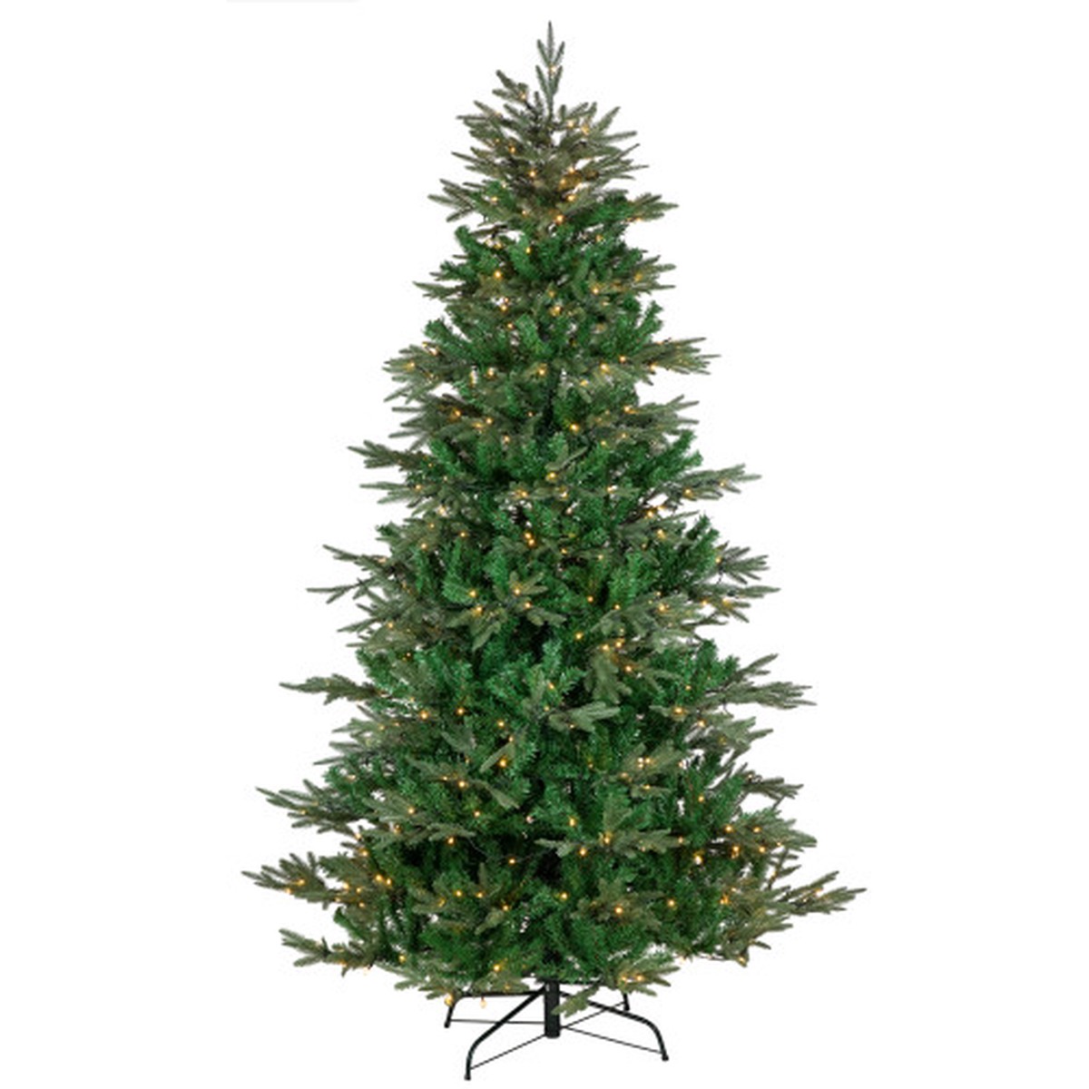 Pre-Lit Extend-A-Tree Adjustable Artificial Christmas Tree – 6′ to 9′ – Clear Lights
