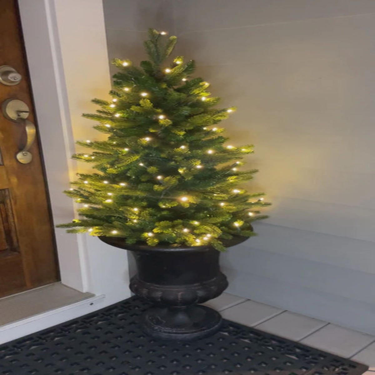 Pre-Lit Frasier Fir Artificial Christmas Tree - 36" - Warm White LED Lights
