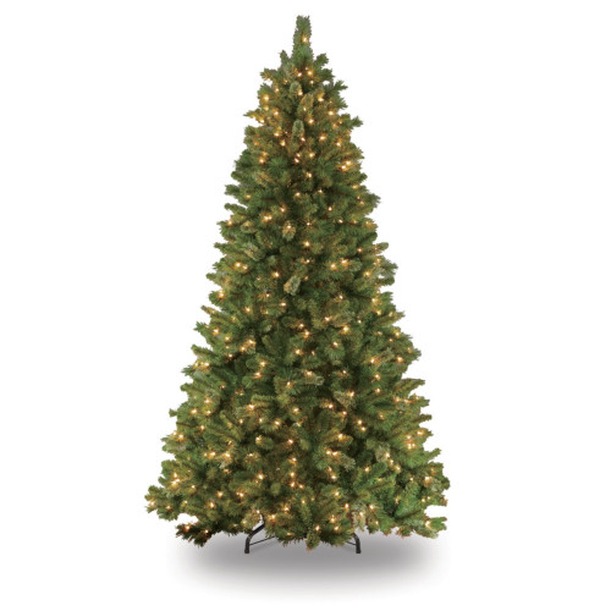 Pre-lit Medium Teton Pine Artificial Christmas Tree – 7.5 – Clear Lights