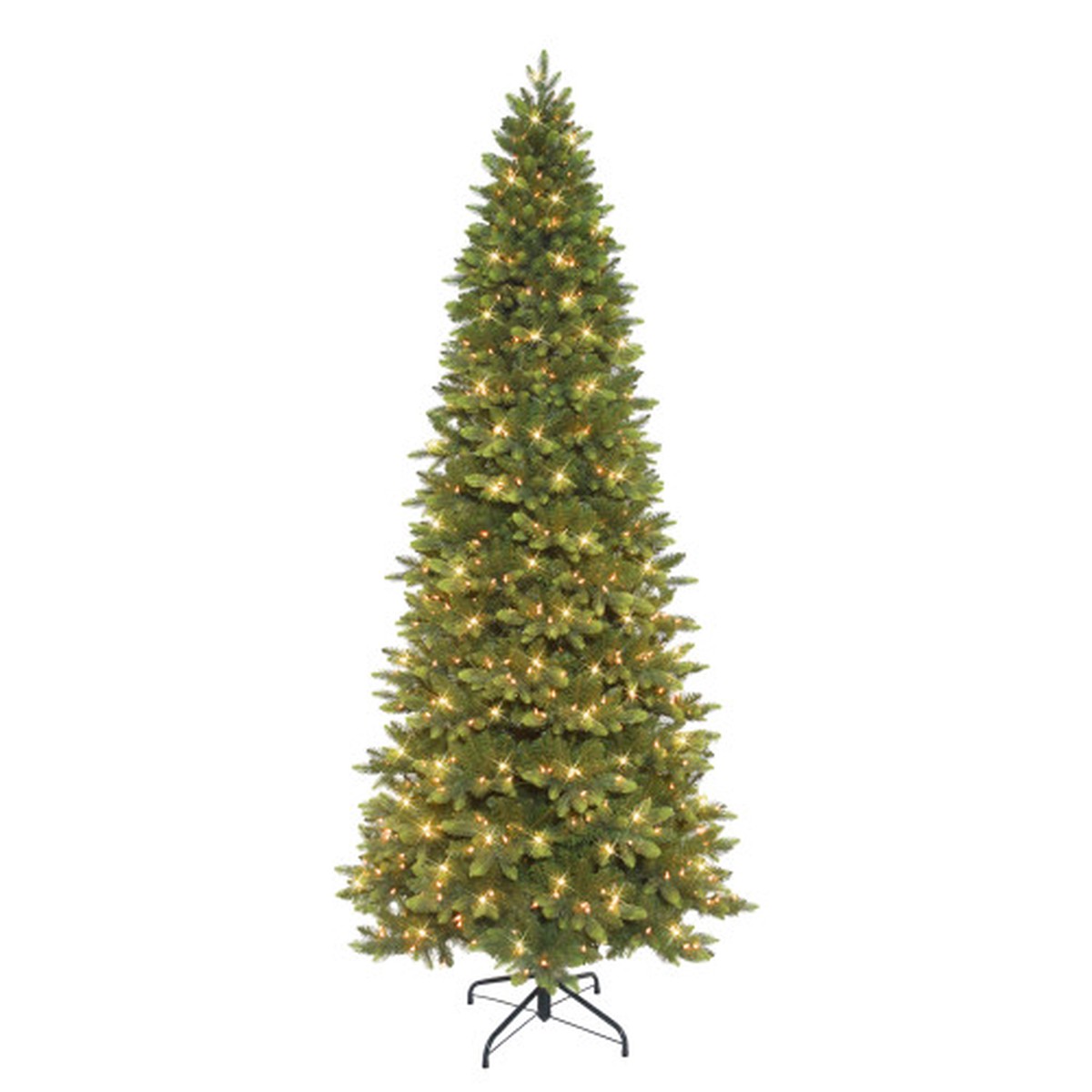 Pre-lit Artificial Westford Spruce Slim Christmas Tree - 9 - Clear Lights