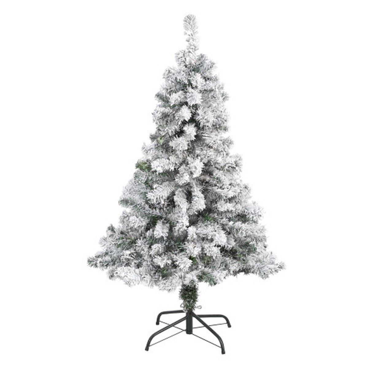 4′ Flocked Rock Springs Spruce Artificial Christmas Tree, Unlit