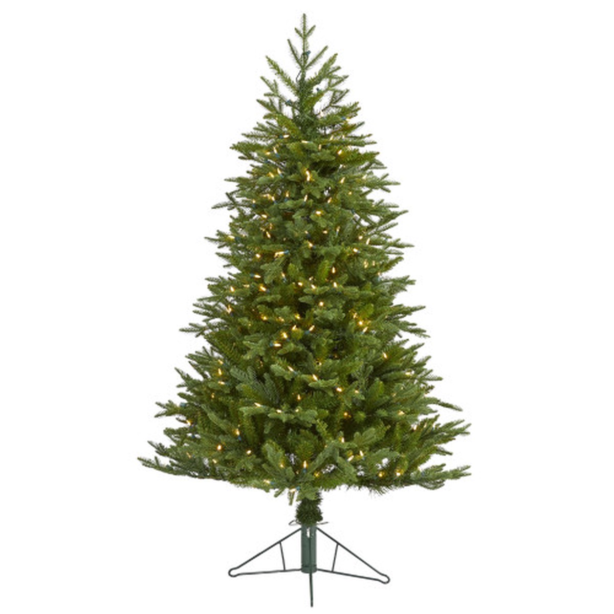 5′ Pre-Lit Multifunction Cambridge Fir Artificial Christmas Tree, Warm Clear LED Lights