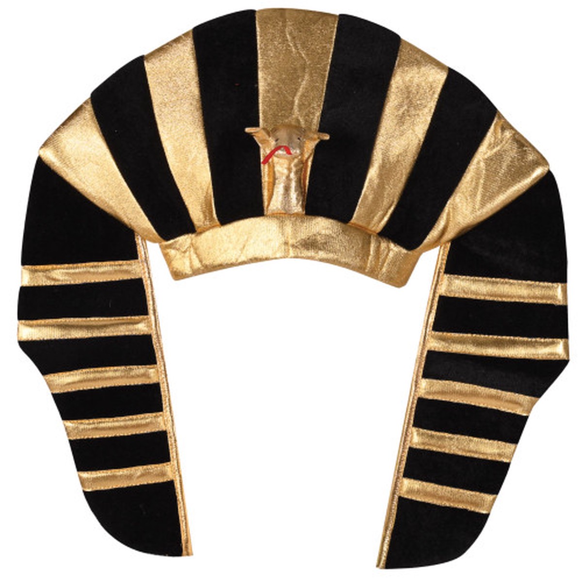 Tigerdoe Pharaoh with Egyptian Headpiece Adult Plush Hat Costume – One Size – Pack of 6