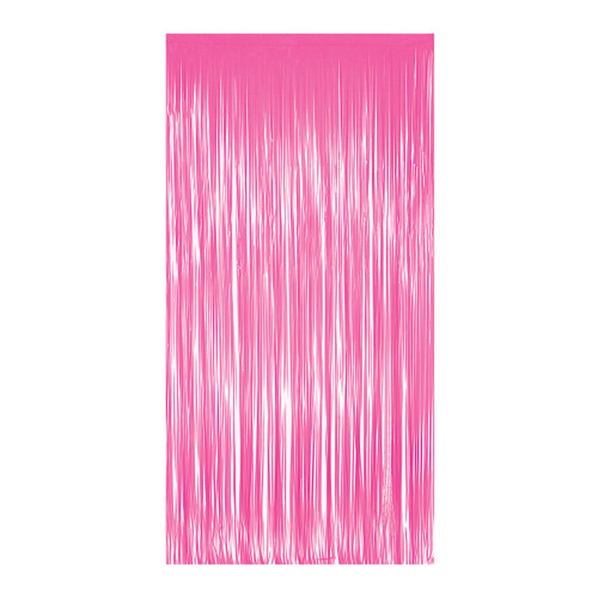 1-Ply Fringe Tinsel Party Curtains – 8′ – Pink – Pack of 6