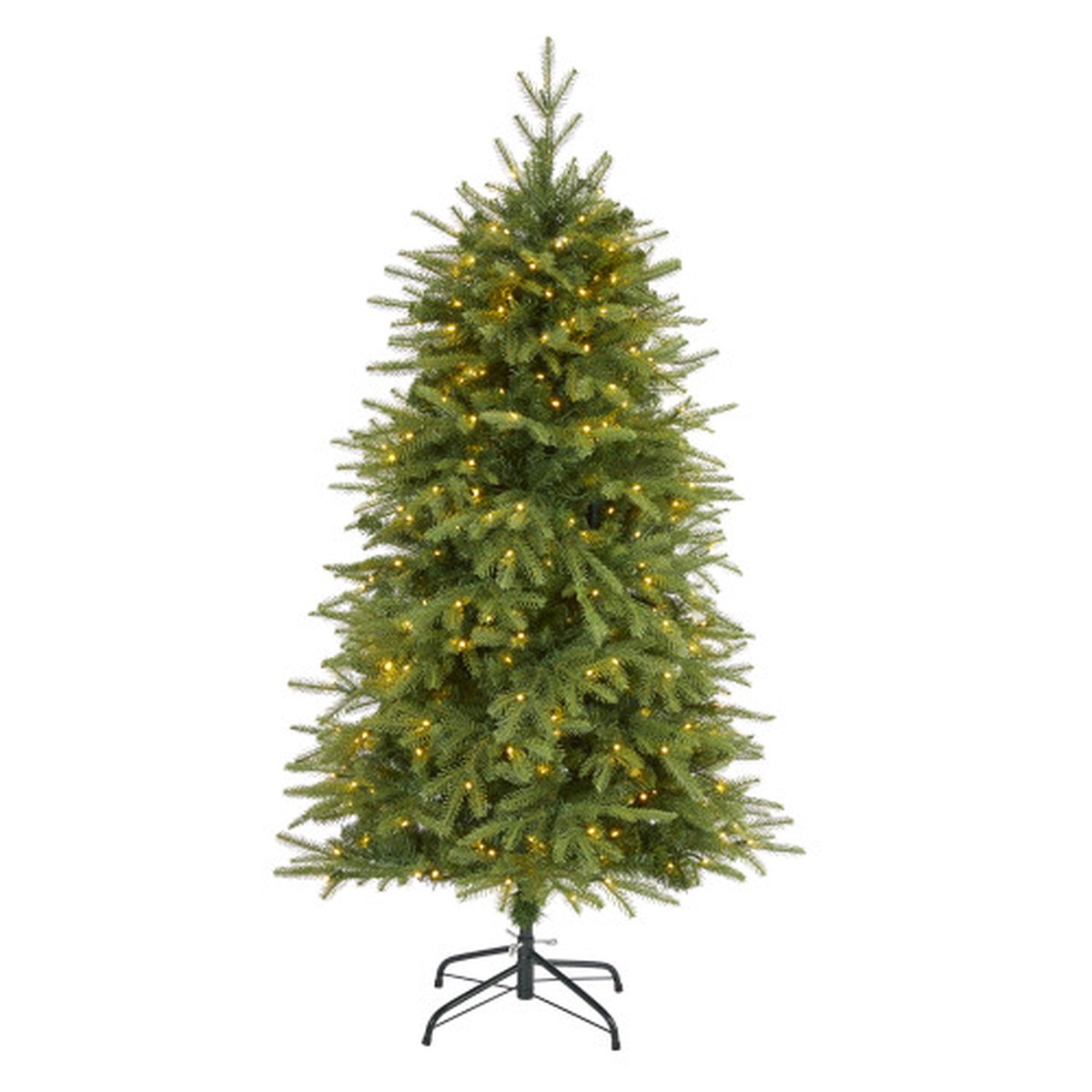 5' Pre-Lit Vancouver Fir Artificial Christmas Tree, Clear LED Lights